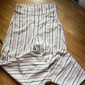 Billabong x Sincerely Jules striped wide legged crop pant